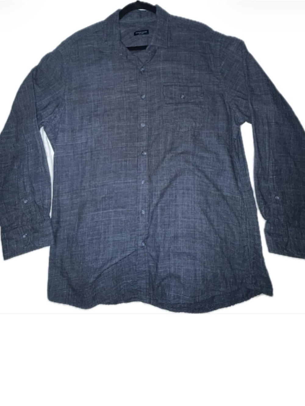 Proper Cloth Men's Long-Sleeve Cotton Button-Up Shirt - Charcoal Gray